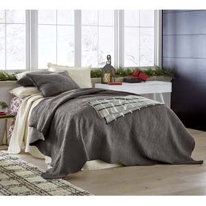 Chateau Oversized Reversible Cotton Quilt, , large