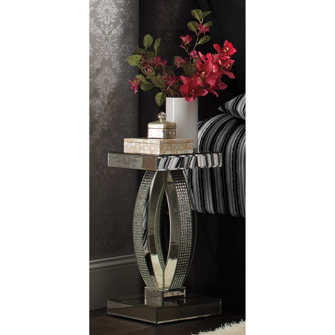 Mirrored Accent Table, , large