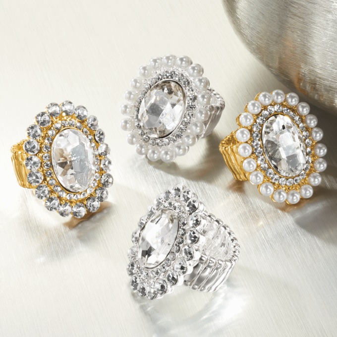 Fancy Cocktail Stretch Ring, , large