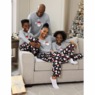 Kid's Family Christmas Holiday PJ Set in Soft, Stretchy Jersey Knit, , large