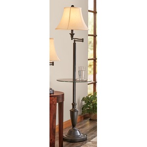 Arman Floor Lamp with Table, , large