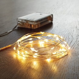 Set of 2 Battery-Powered 10-Foot Mini Fairy String Lights, , large