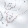 Crystal Pear-Drop Necklace & Earring Set, , large
