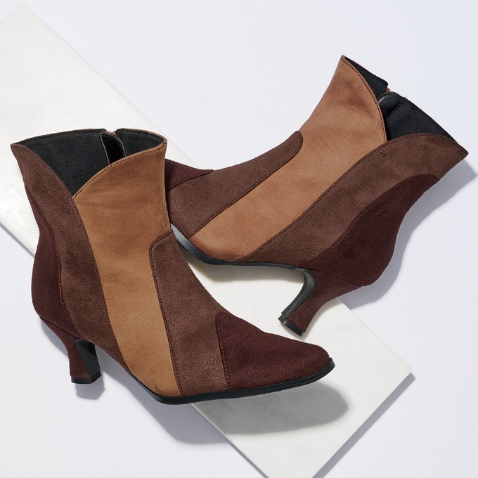 Classique Striped Bootie, , large