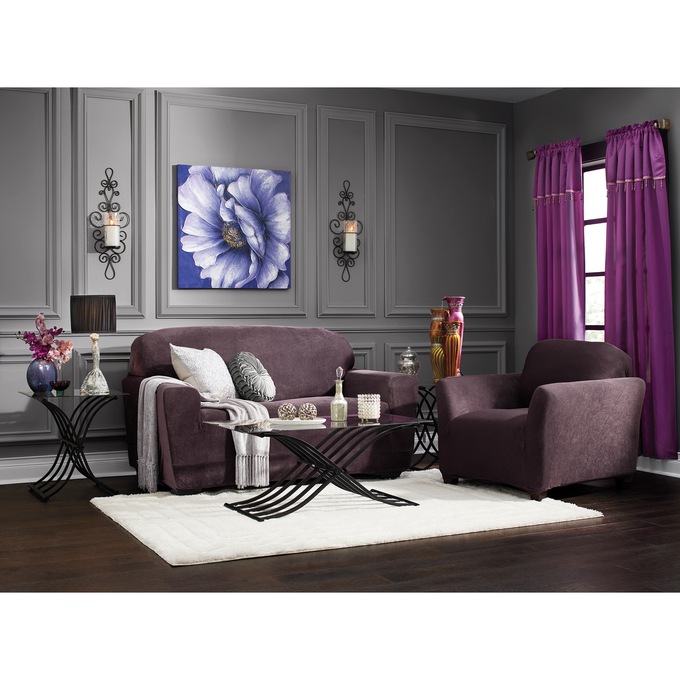 Stretch Pique Slipcover, , large