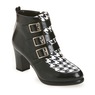 Houndstooth Inset Bootie by Midnight Velvet, , large