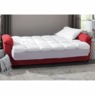 Super Plush Convertible Sofa Bed with Storage, Red, large