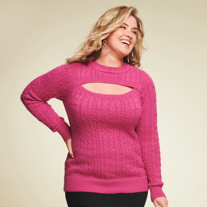 Lex Cable-Knit Sweater, , large