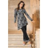 Skye Shimmer Tunic for Women with Asymmetrical Hem, , large