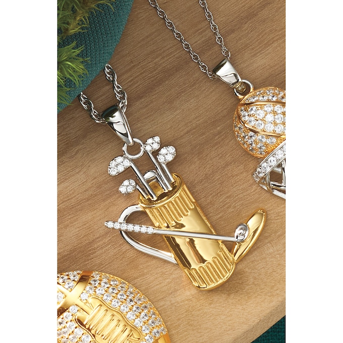 Sports Crystal Pendant, , large