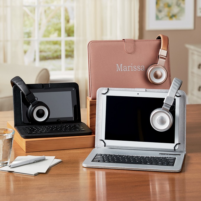 10" Naxa Tablet with Bluetooth, Keyboard and Headphones Midnight Velvet