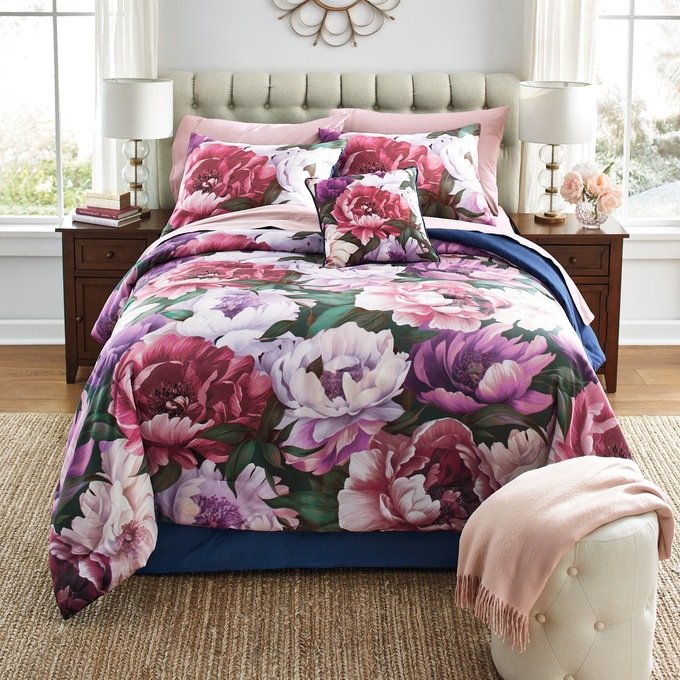 Dreamy Peony Comforter Set, , large