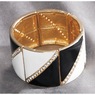 Black/White Patterned Bracelet or Earrings, , large