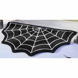 Web-Shaped Coir Indoor/Outdoor Mat - 20" x 30", , large