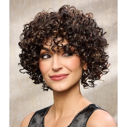 Denita Curly Wig, , large