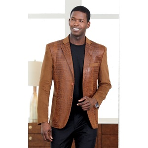 Stacy Adams Men's Croco Blazer, , large