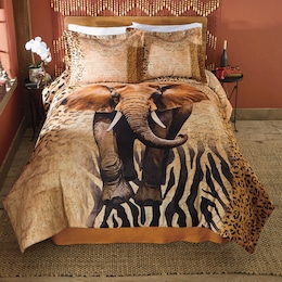 Global Elephant Comforter Set, , large