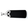 30-Inch Reversible Blade Ceiling Fan with Light, Black, large