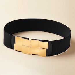 Geometric Buckle Belt, , large