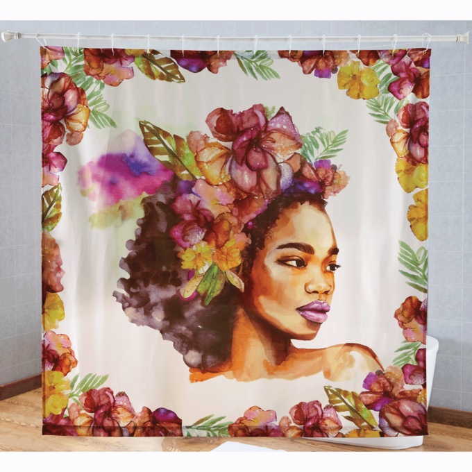 Eliani Shower Curtain, , large