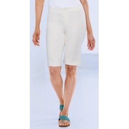 Button-Leg Bermuda Short, White, large