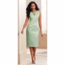 Bryanna Organza Bow-Front Jacket Dress, , large
