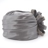 Embellished Satin Flower Turban, , large