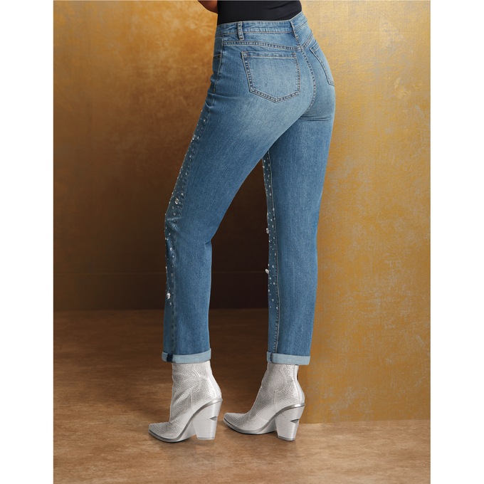 Carrie Bling Boyfriend Jean, , large