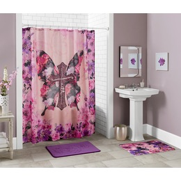 3-Piece Faith Floral Bath Set, , large