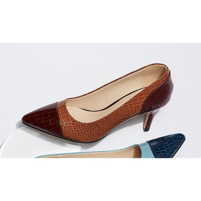 Two-Tone Croco Pump, , large