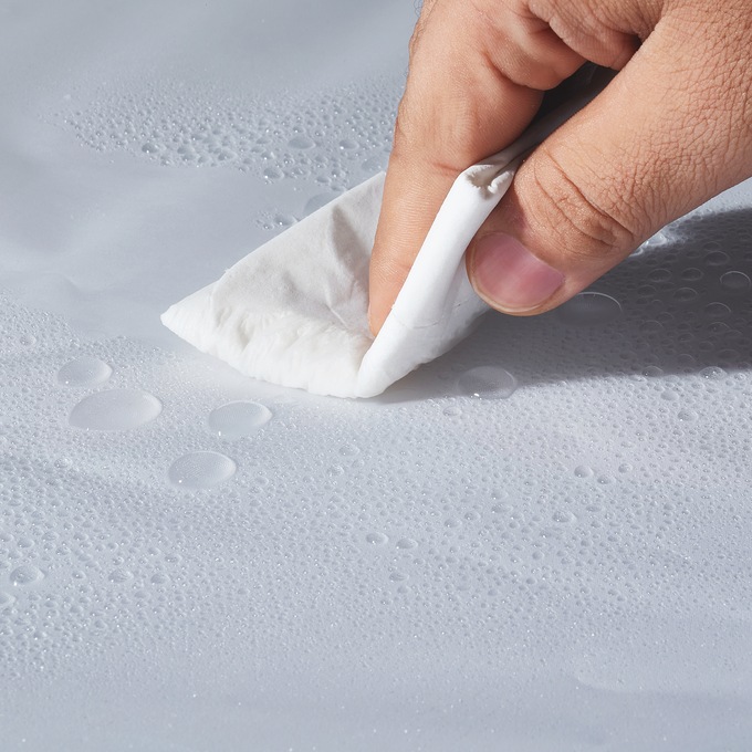 Clorox Shower Curtain Liner, Frost, large