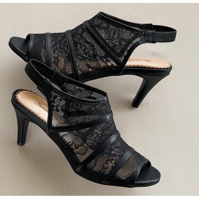 Amanda D'Laurie Lace Sandal, , large