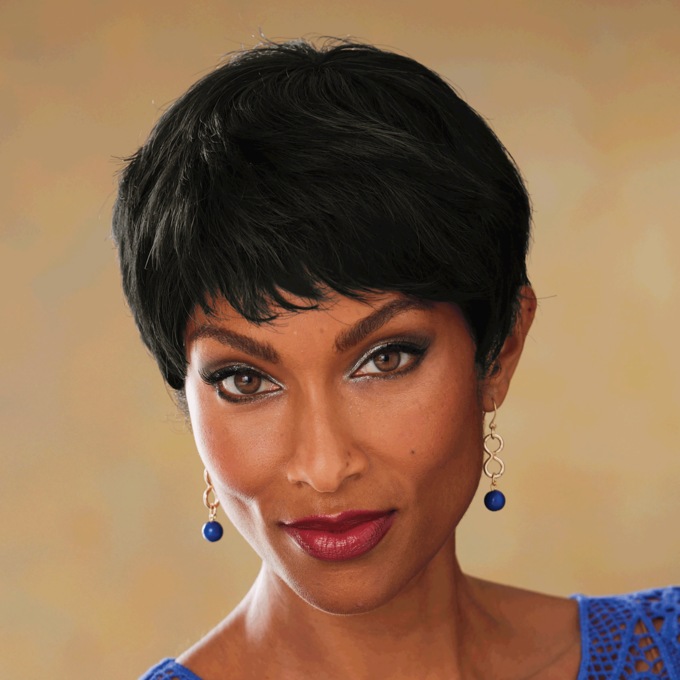 Vivica Fox Carita Wig, Jet Black, large