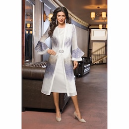 Kherington Jacquard Jacket Dress, , large