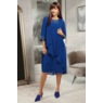 Antonella Open-Front Chiffon Jacket Dress for Women with Rhinestone Trim, , large