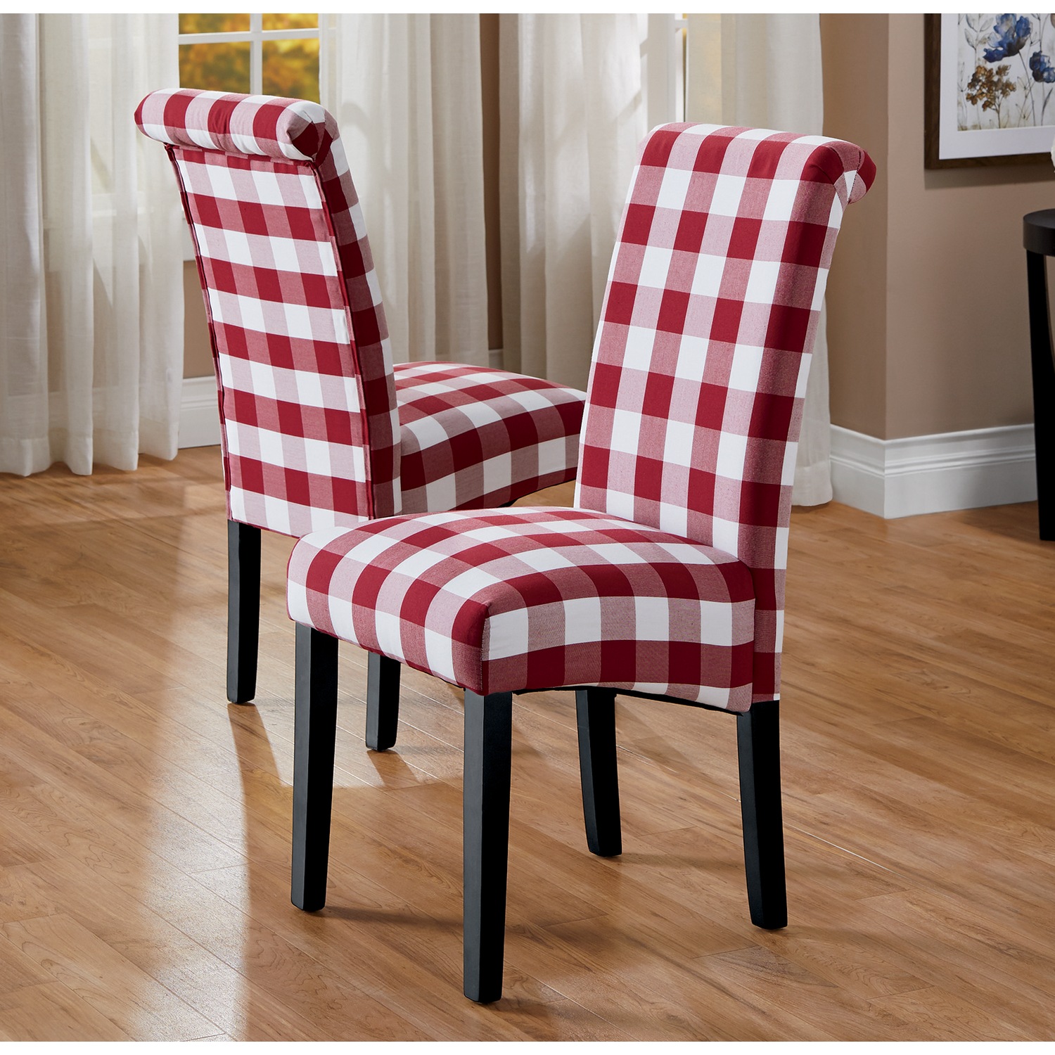 Hudson High Back Dining Chairs Set of 2 Midnight Velvet