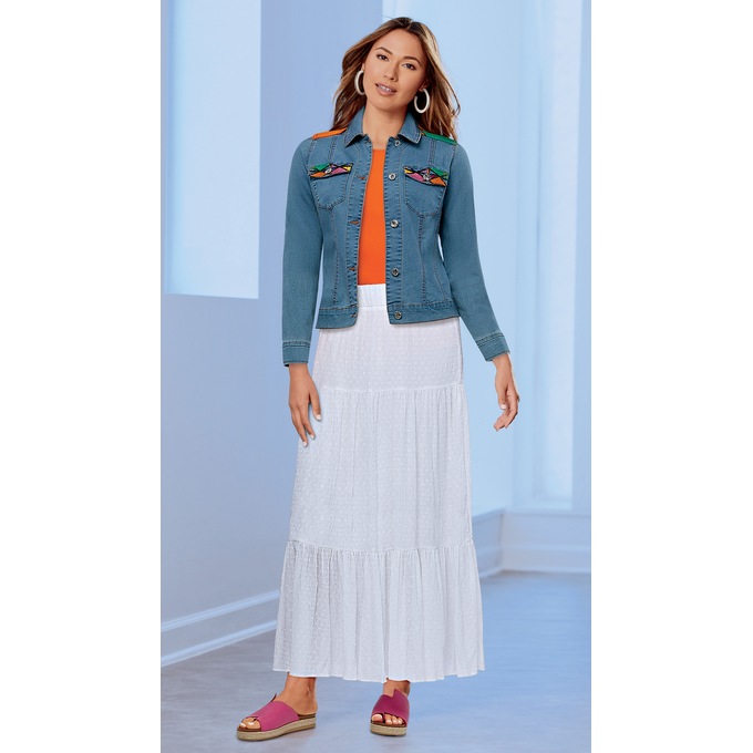 Julie Tiered Skirt, , large