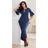 Crochet Knit Skirt Suit, , large