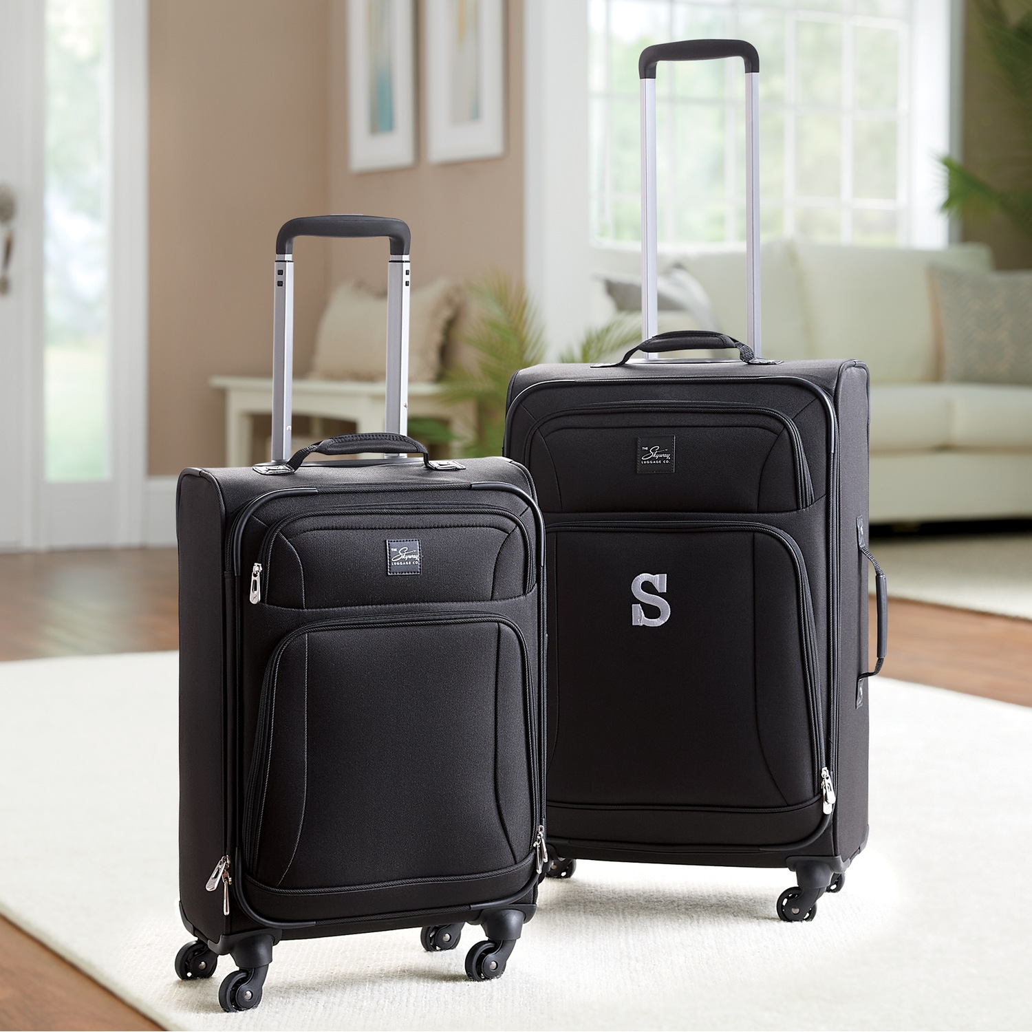 Skyway Epic 2Piece Softside Luggage Set Midnight Velvet