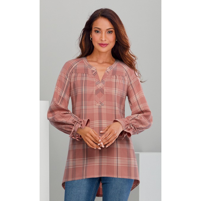 Plaid Top, , large