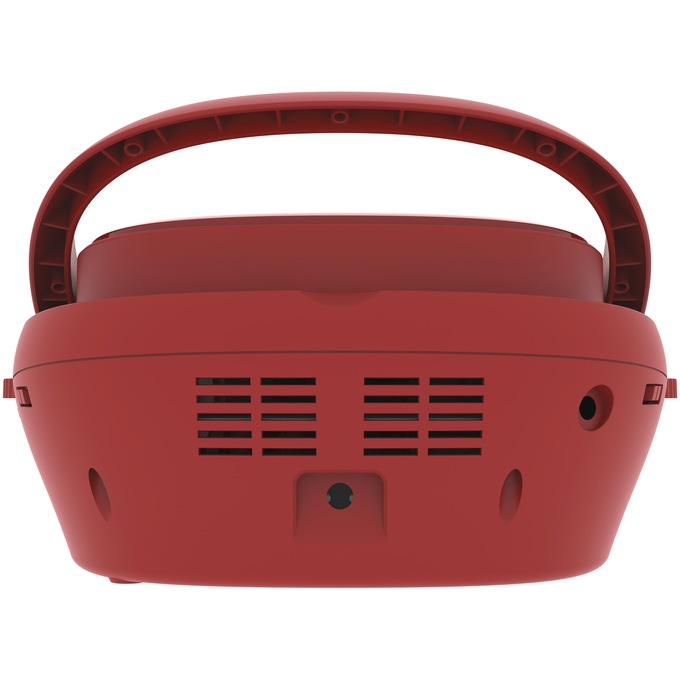 Magnavox Portable CD Boombox, Red, large