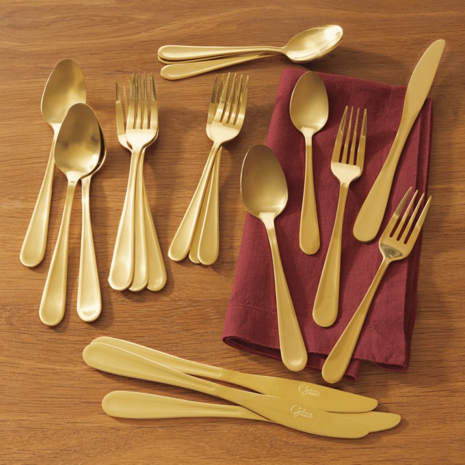 20-Piece Stainless Steel Flatware Set, , large