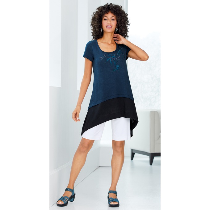 Button-Leg Bermuda Short, , large