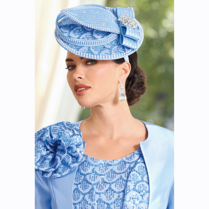 Courtenay Hat, Powder Blue, large