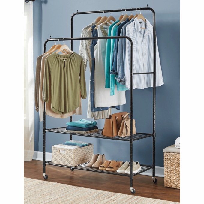 Mobile Clothes/Storage Rack, , large