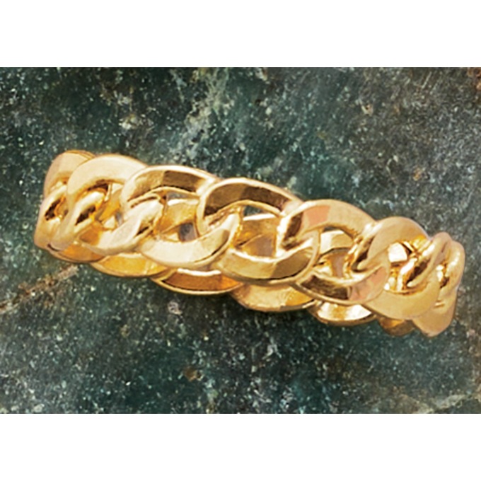 10K Gold Open Link Ring, , large