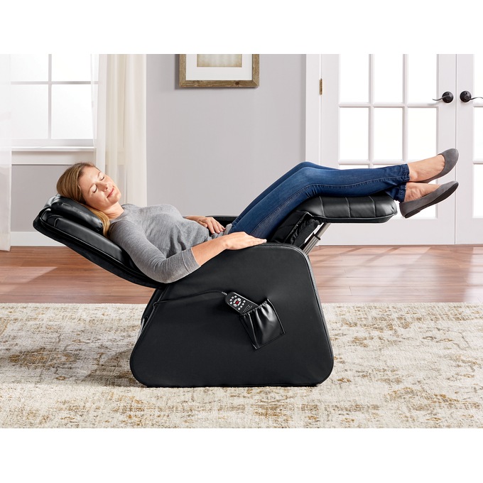 Powered Zero Gravity Recliner, Black, large