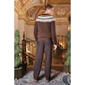 Gerard Men&rsquo;s Fair Isle Sweater 2-Piece Pant Set, Chocolate, large