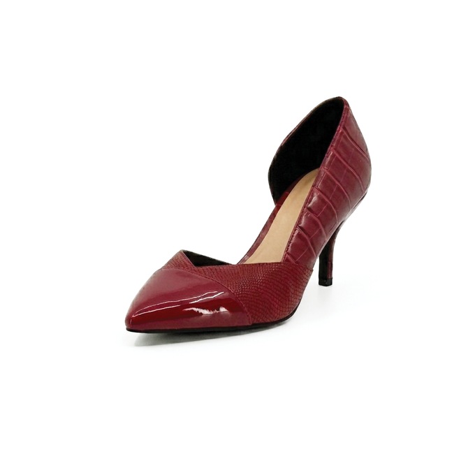 Patent and Croco D'Orsay Pump, , large