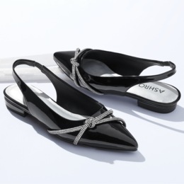 Pave Knot Slingback, , large